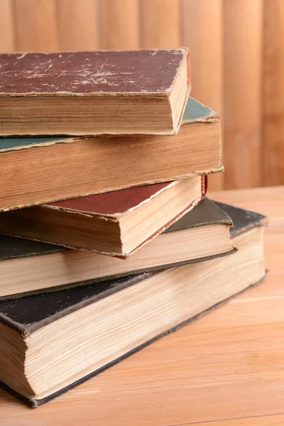 Old books on table — Stock Photo, Image