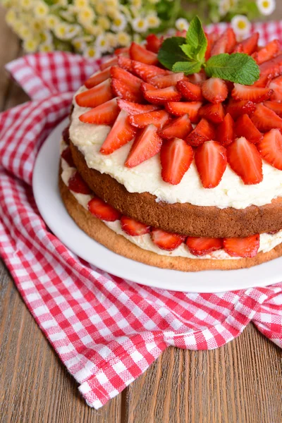 Finom keksz torta — Stock Fotó