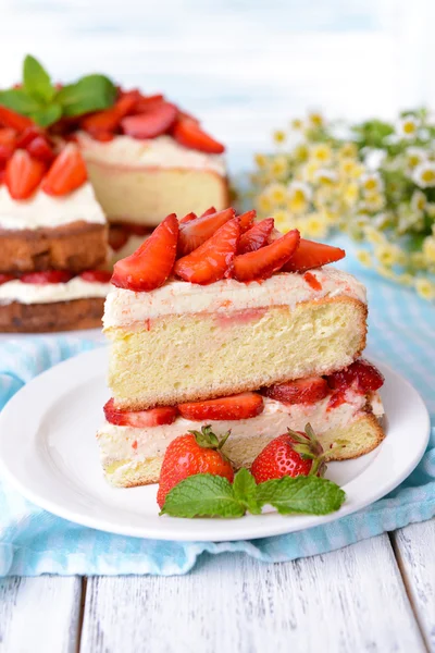 Finom keksz torta — Stock Fotó