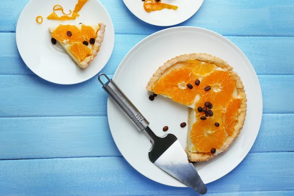 Torta de laranja caseira — Fotografia de Stock