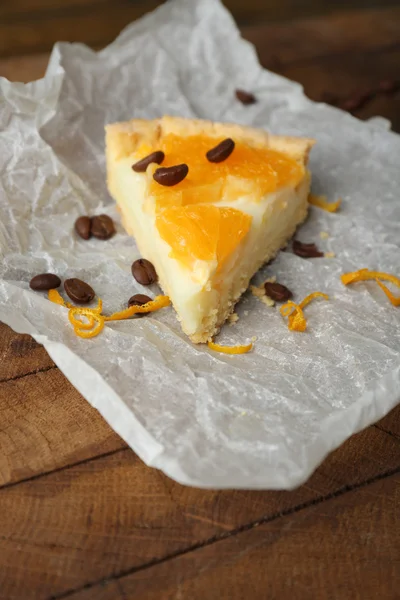 Torta de laranja caseira — Fotografia de Stock