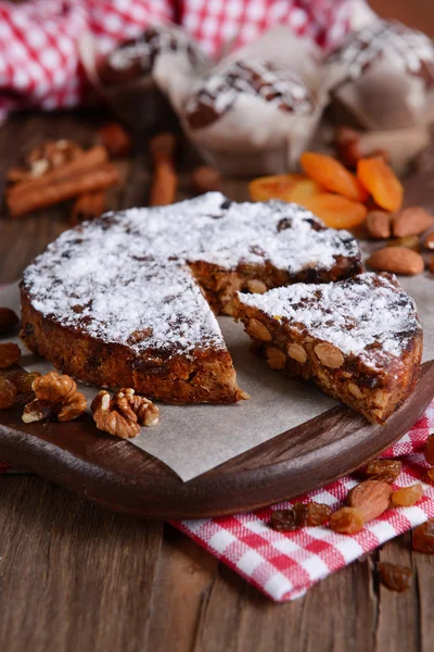 Lahodný dort panforte — Stock fotografie