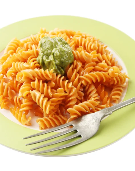 Italian pasta on table — Stock Photo, Image