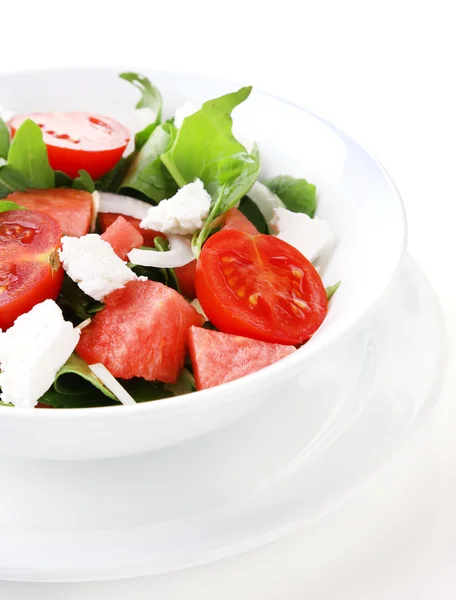 Salade met watermeloen en feta — Stockfoto