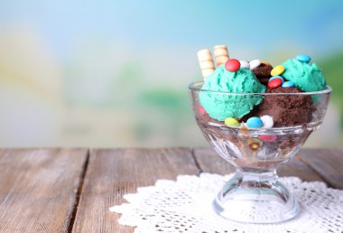 çikolatalı dondurma.