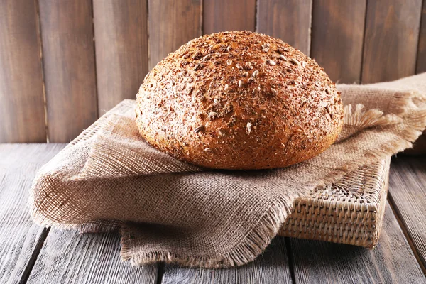 Fresh bread on table — Stock Photo, Image