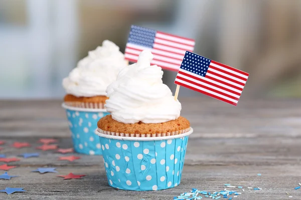 American holiday cupcakes — Stock Photo, Image