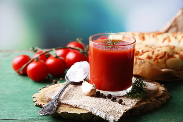 Jugo de tomate casero —  Fotos de Stock