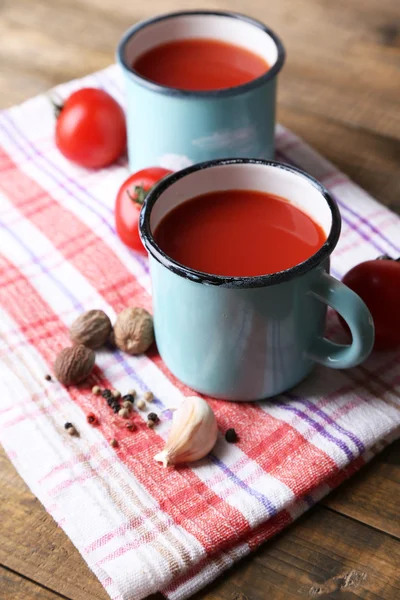 Succo di pomodoro fatto in casa — Foto Stock