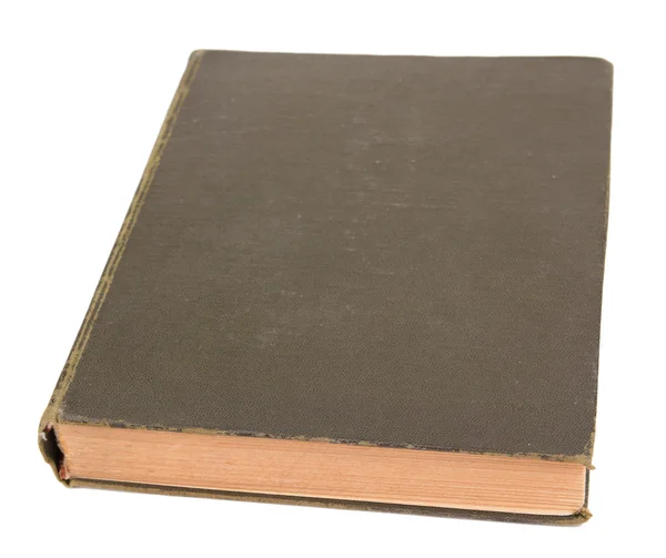 Παλιό βιβλίο απομονωμένο σε λευκό — Φωτογραφία Αρχείου