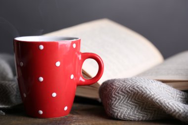 sıcak çay ile kitap