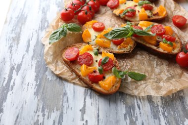 lezzetli domates bruschetta