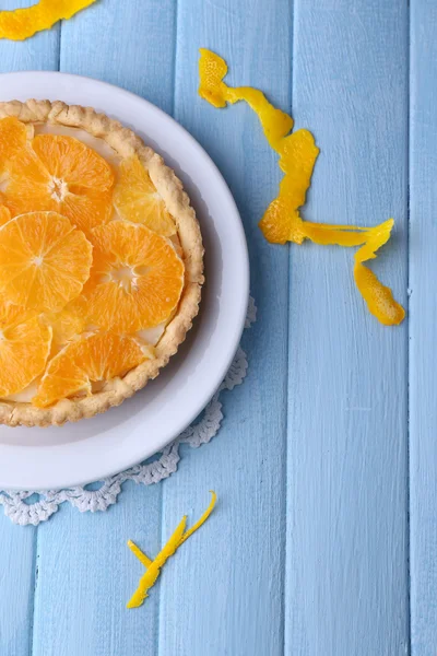 Homemade orange tart — Stock Photo, Image