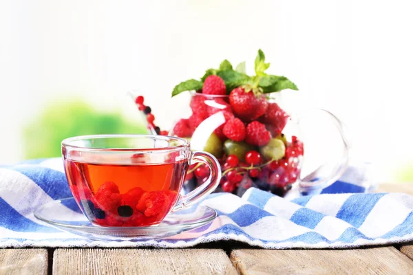 Fruit red tea — Stock Photo, Image