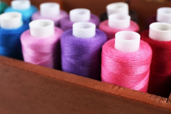 Colorful threads for needlework — Stock Photo, Image