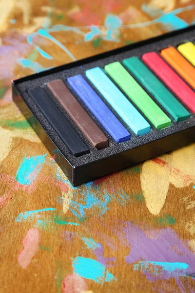 Kolorowy kreda pastele — Zdjęcie stockowe