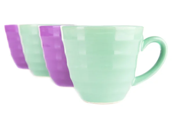 Světlé poháry izolovaných na bílém — Stock fotografie
