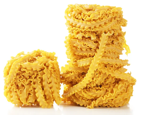 Ruwe huisgemaakte pasta — Stockfoto