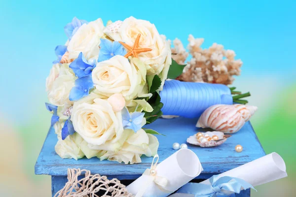 Beautiful wedding bouquet — Stock Photo, Image