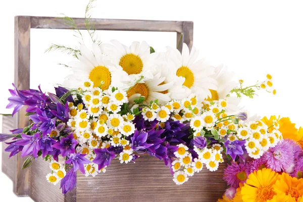 상자에 아름 다운 꽃 — 스톡 사진