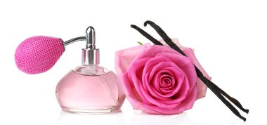 Gül kokulu parfüm şişesi