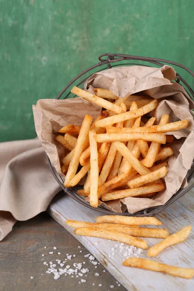 Saborosas batatas fritas — Fotografia de Stock