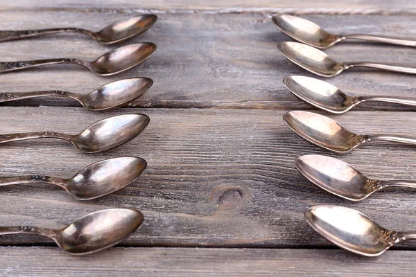 Old vintage spoons — Stock Photo, Image