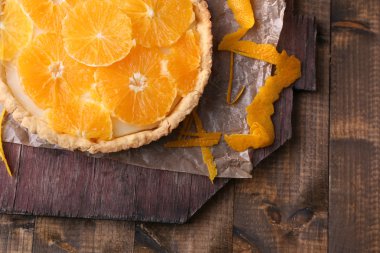 ev yapımı turuncu tart