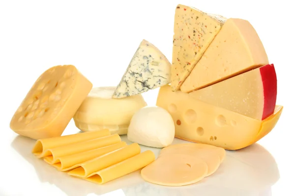 Various types of cheese — Stock Photo, Image