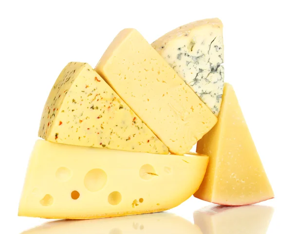 Various types of cheese — Stock Photo, Image