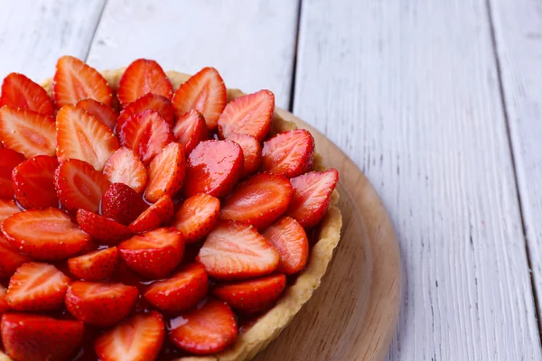 Fondo tarta de fresa —  Fotos de Stock