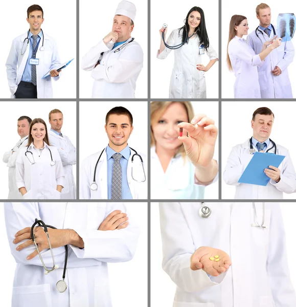 Collage personale medico — Foto Stock