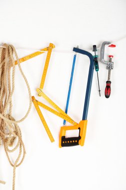 Duvar arka plan üzerinde çalışma araçları