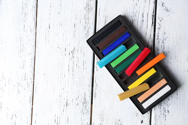 Colorful chalk pastels — Stock Photo, Image