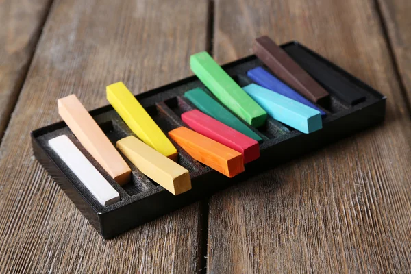 Colorful chalk pastels — Stock Photo, Image