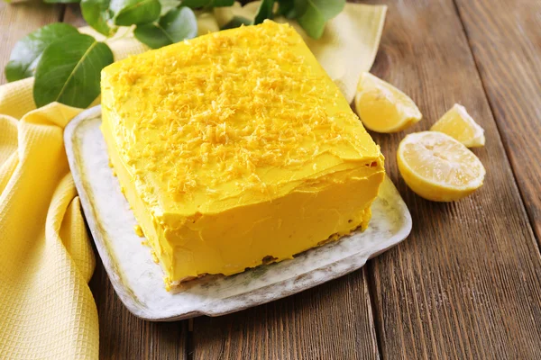 Sabroso pastel de limón —  Fotos de Stock