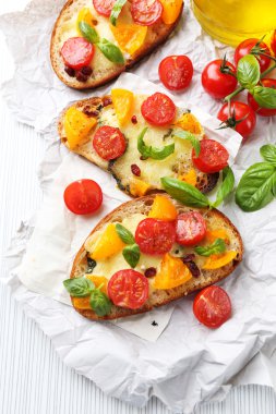 lezzetli domates bruschetta
