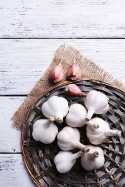 Hasır mat taze sarımsak