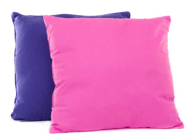 화이트에 다채로운 베개 — 스톡 사진