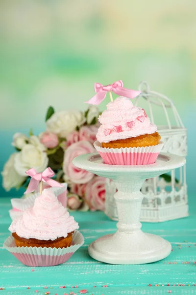 Tasty cup cakes — Stock Photo, Image