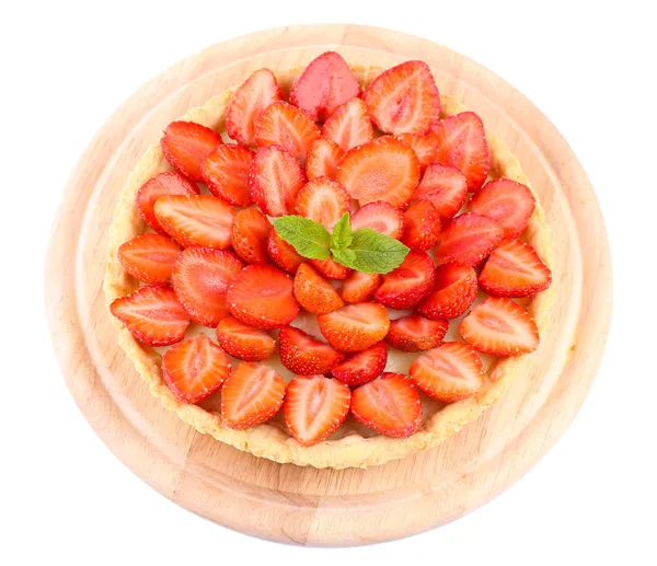 Crostata di fragole saporita — Foto Stock