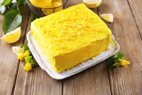 Gustosa torta al limone — Foto Stock