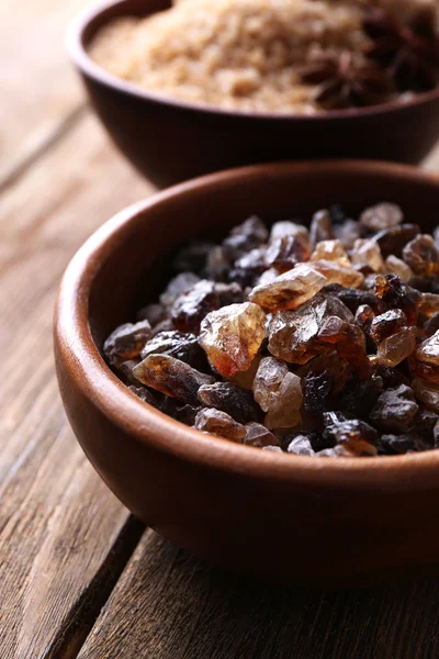 Brown sugar cubes — Stock Photo, Image