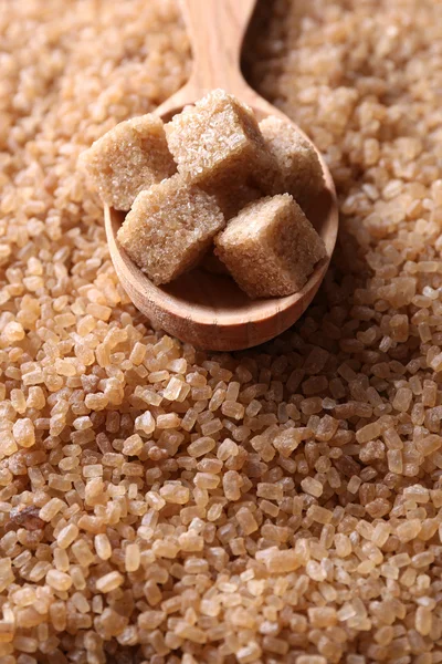 Brown sugar cubes — Stock Photo, Image