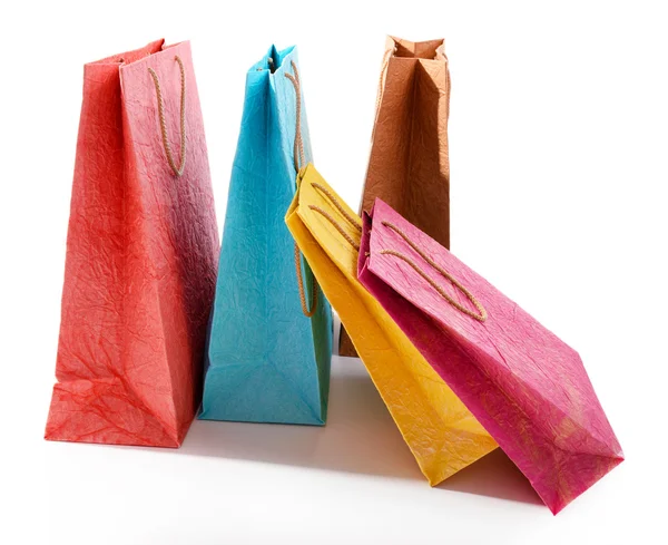 Papier shopping tassen — Stockfoto