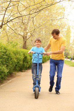 mutlu baba ve oğul Park