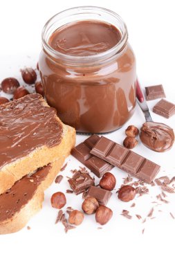 Çikolatalı Krem kavanoz içinde