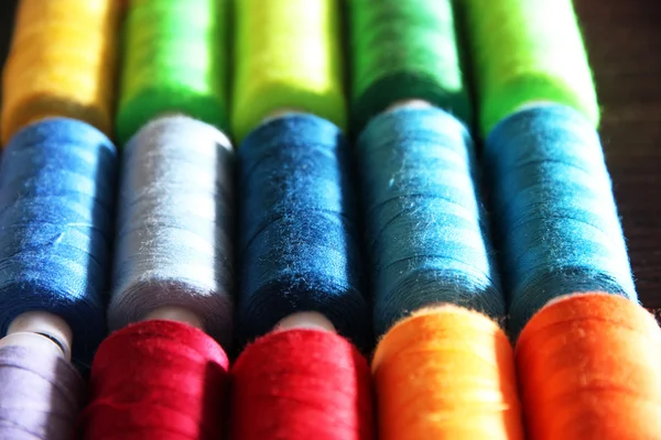 Multicolor sewing threads — Stock Photo, Image