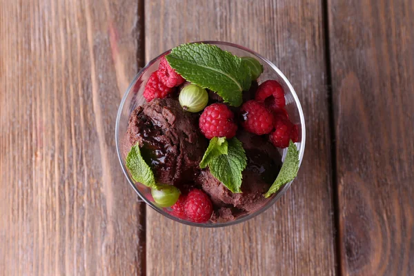 Chocolate ice cream — Stock Photo, Image