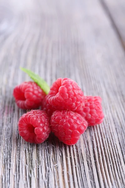 Rijpe zoete frambozen — Stockfoto